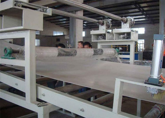 大理石のプラスチック シートの放出ライン、ポリ塩化ビニールの機械を作る人工的な壁パネルのプロフィール