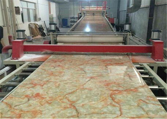 良い価格 のど大理石ポリ塩化ビニール堅いシートの放出ライン、機械を作るプラスチック シート オンライン