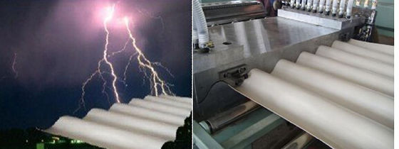 良い価格 ポリ塩化ビニールTrapeziform版/ギャラリー板のための波状のプラスチック板放出ライン オンライン