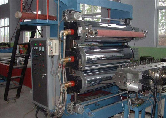 良い価格 プラスチック シート押し出し機機械、二重ねじBuleプラスチック ポリ塩化ビニール シートの生産ライン オンライン