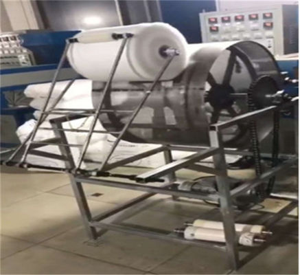 良い価格 単一ねじPP溶解によって吹かれる機械、マスクのための機械を作る非編まれた生地 オンライン
